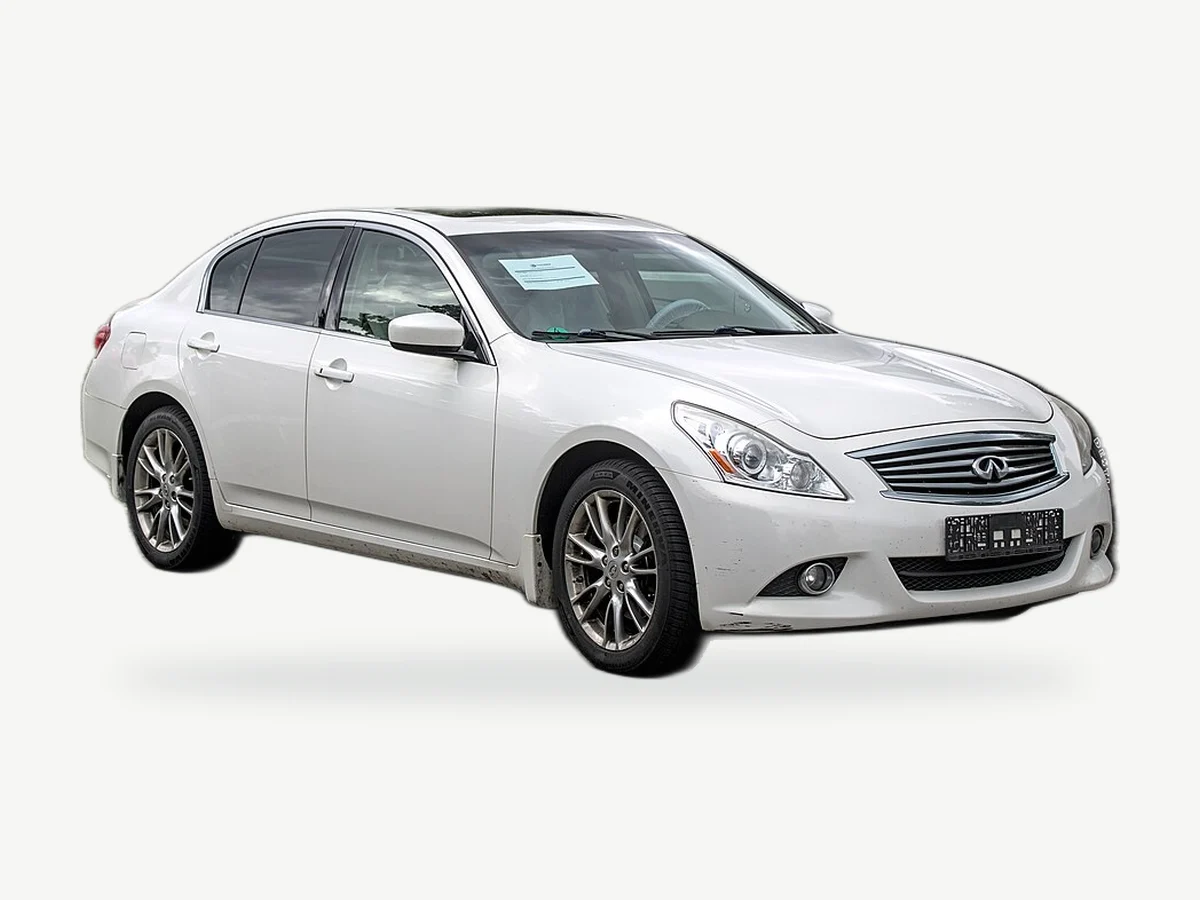 Representative Infiniti G37 model range vehicle; trim and year may vary