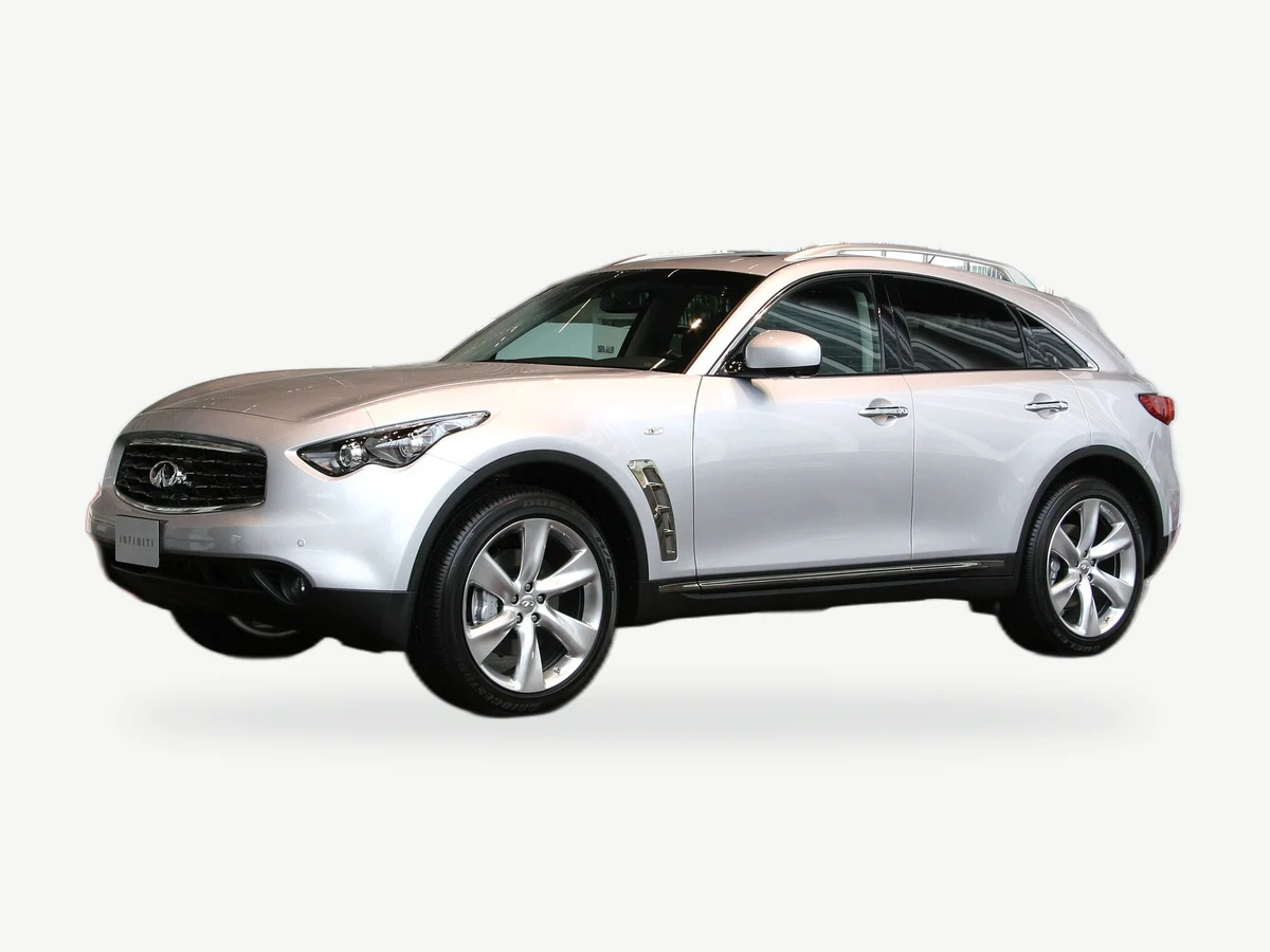 Representative Infiniti QX70 model range vehicle; trim and year may vary