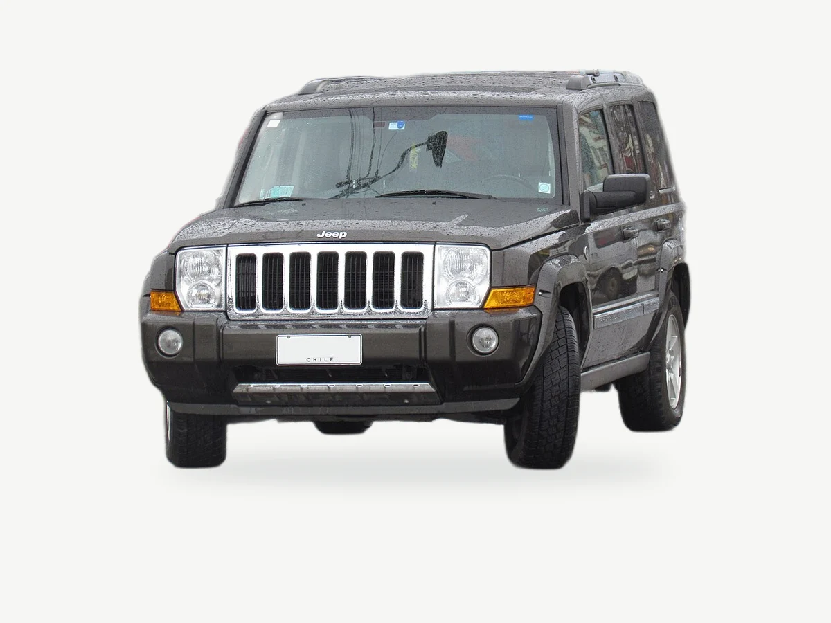 Representative Jeep Commander model range vehicle; trim and year may vary