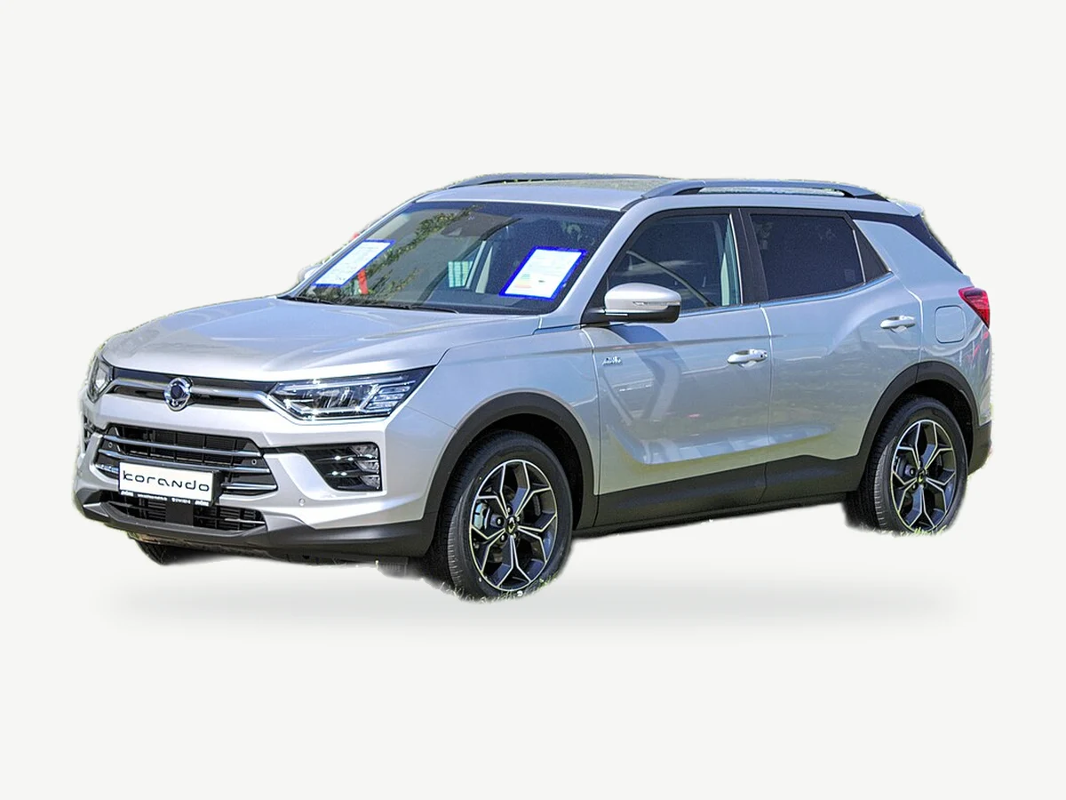 Representative KGM Korando model range vehicle; trim and year may vary