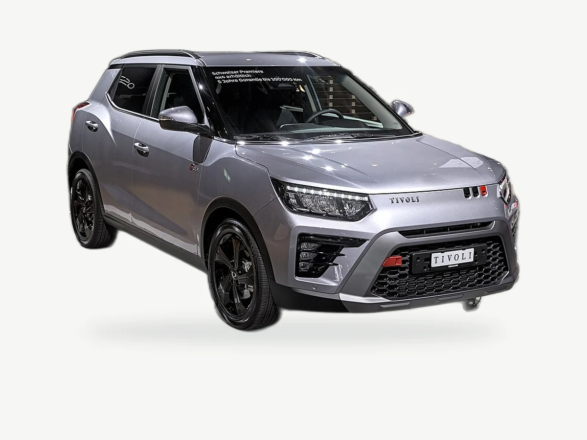 Representative KGM Tivoli model range vehicle; trim and year may vary