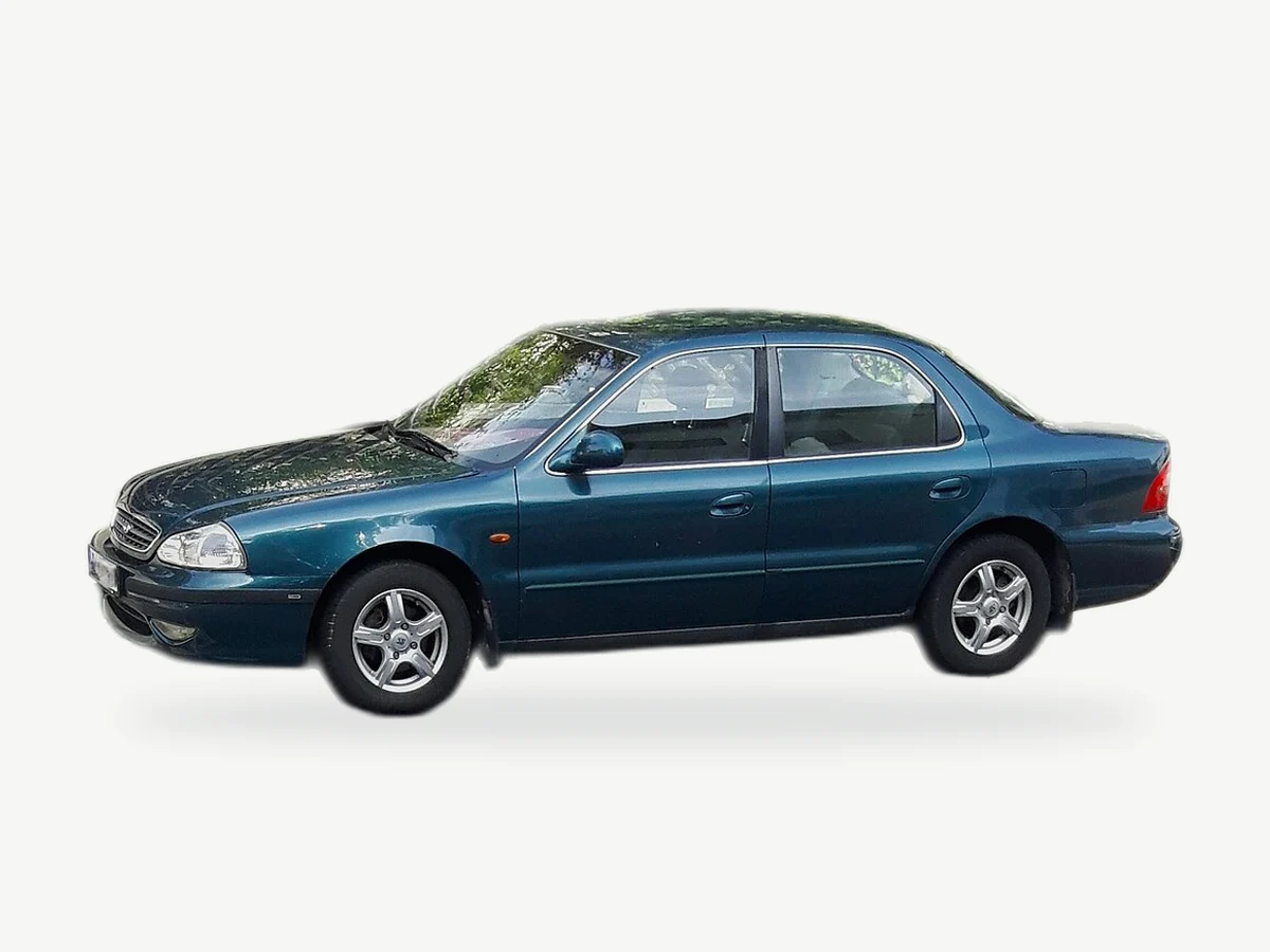 Representative Kia Clarus model range vehicle; trim and year may vary