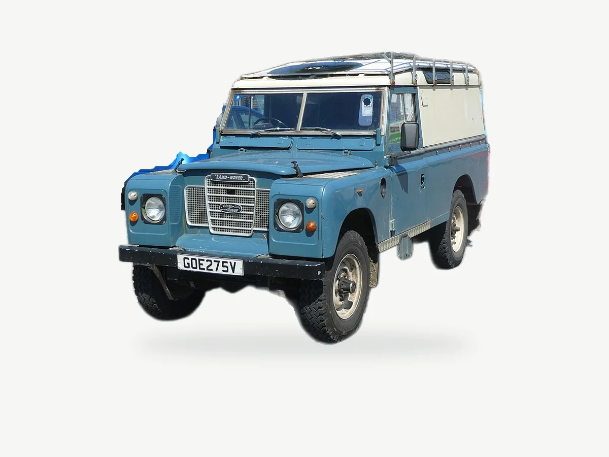 Representative Land Rover 109 model range vehicle; trim and year may vary
