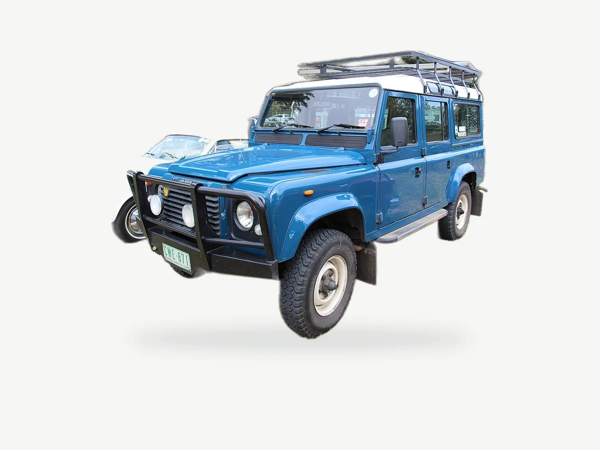 Representative Land Rover 110 model range vehicle; trim and year may vary
