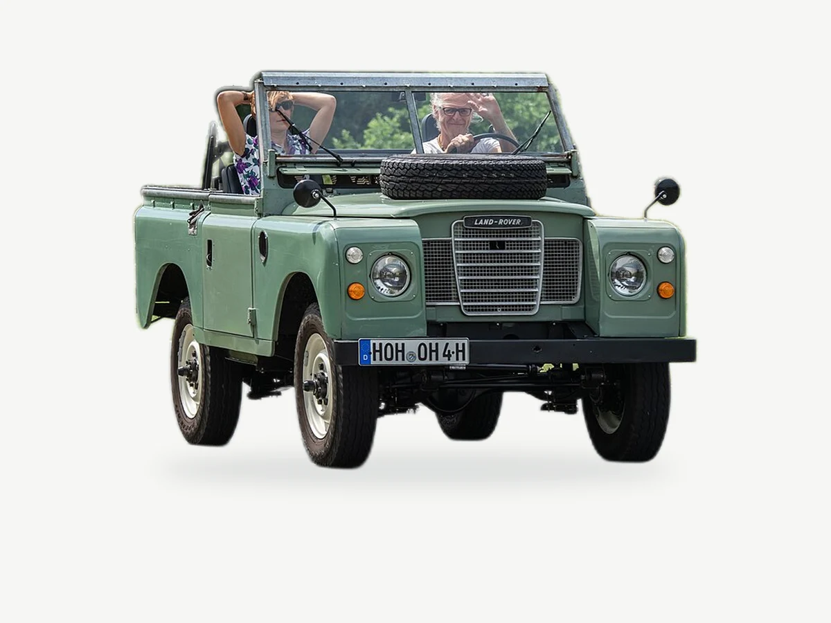 Representative Land Rover 88 model range vehicle; trim and year may vary