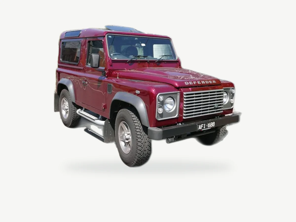 Representative Land Rover Defender model range vehicle; trim and year may vary
