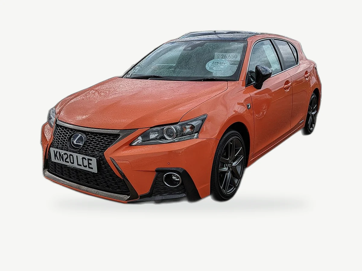 Representative Lexus CT200h model range vehicle; trim and year may vary