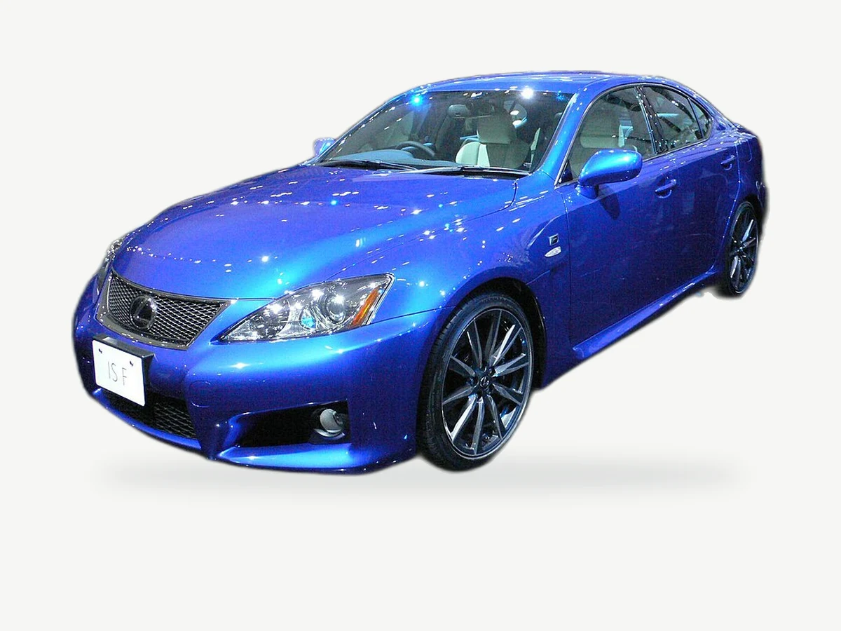 Representative Lexus IS-F model range vehicle; trim and year may vary