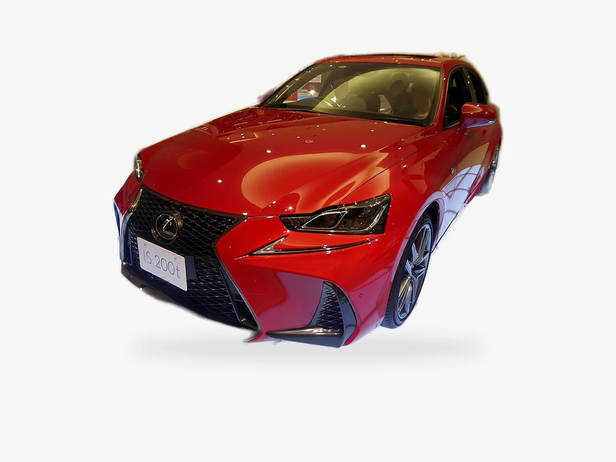 Representative Lexus IS200t model range vehicle; trim and year may vary