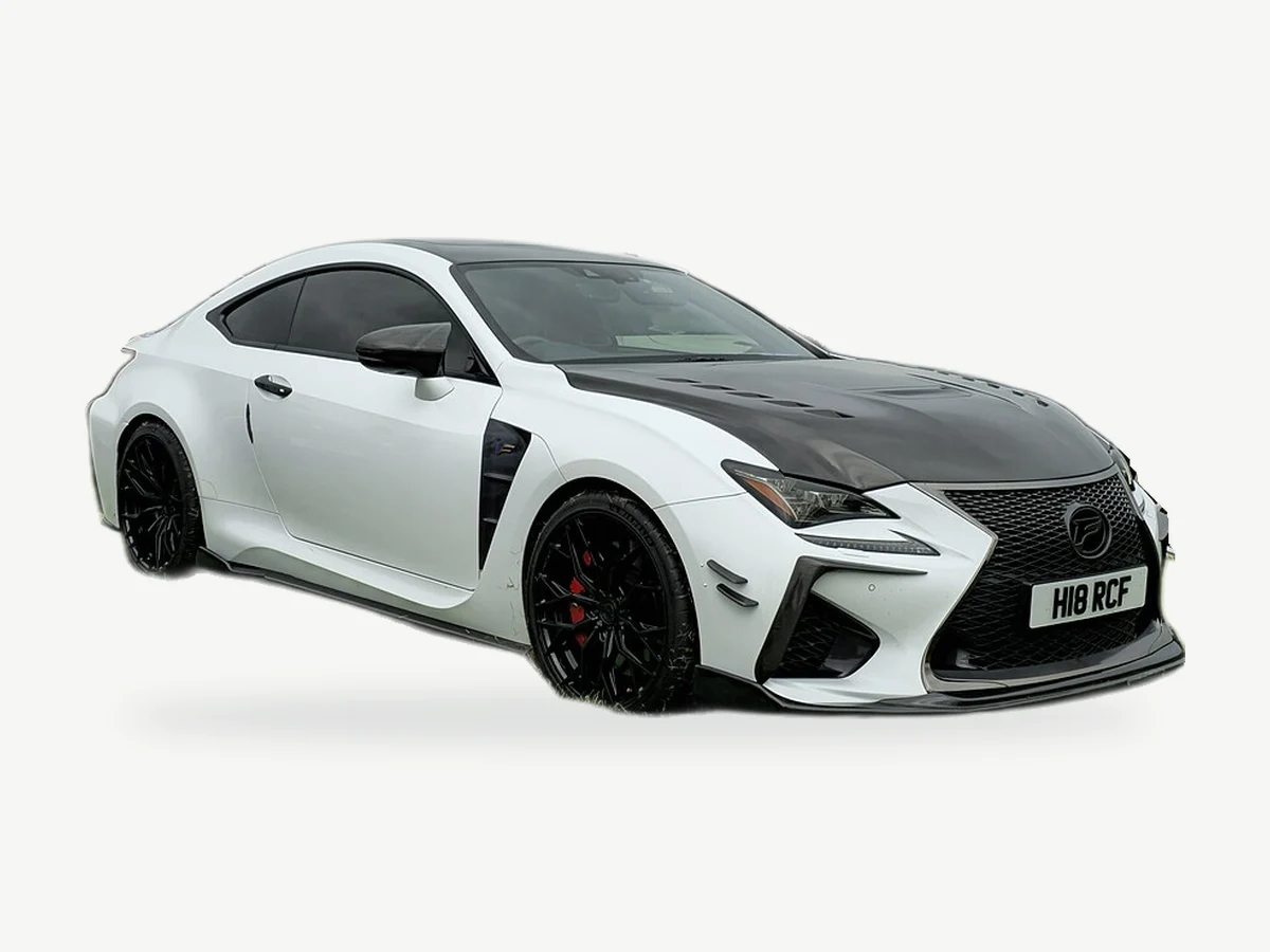 Representative Lexus RC F model range vehicle; trim and year may vary