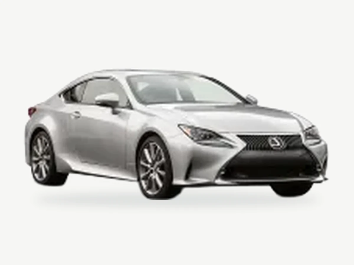 Representative Lexus RC200t model range vehicle; trim and year may vary