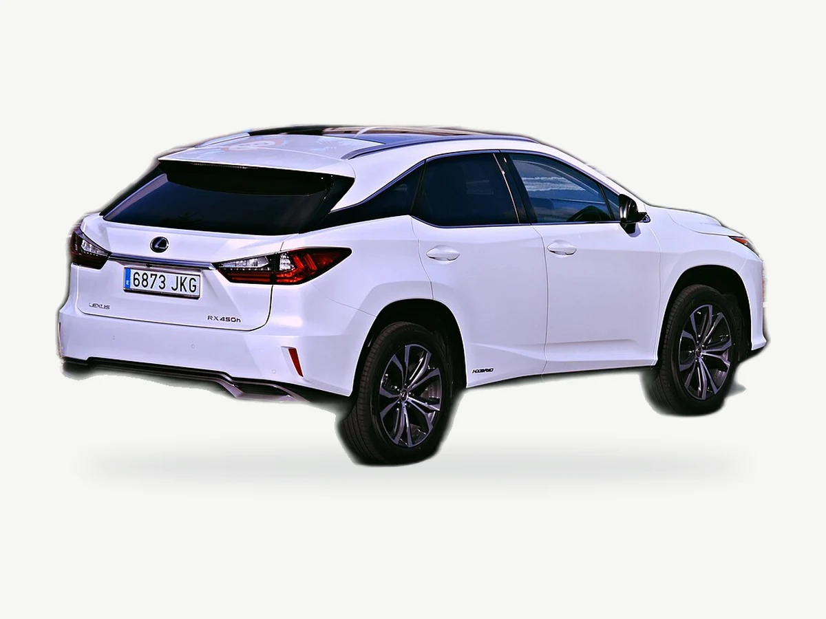 Representative Lexus RX450h model range vehicle; trim and year may vary