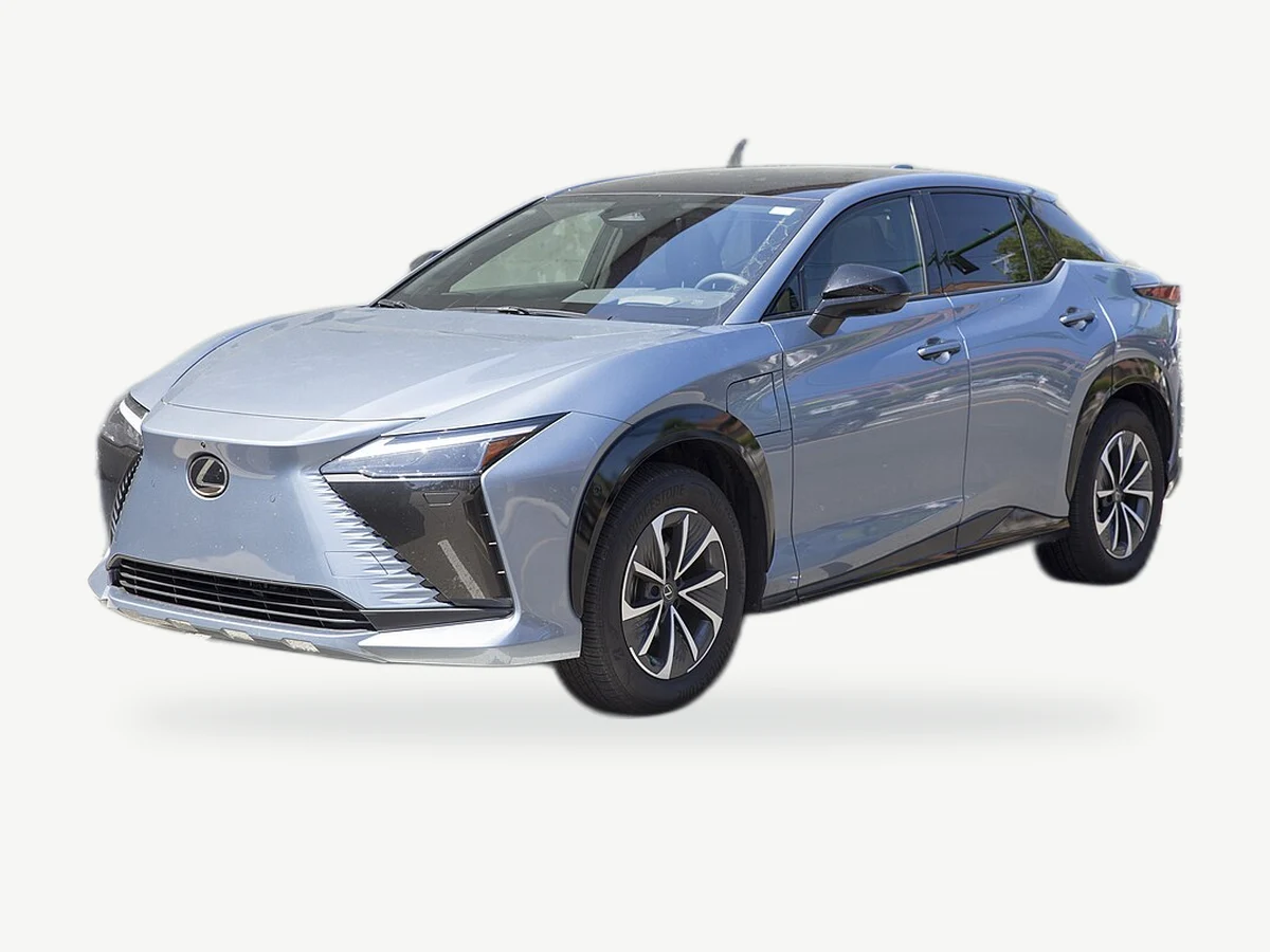 Representative Lexus RZ350e model range vehicle; trim and year may vary