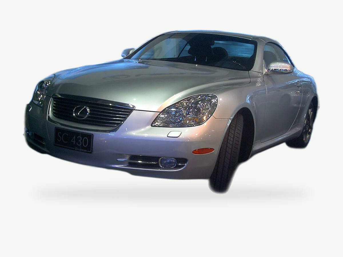 Representative Lexus SC430 model range vehicle; trim and year may vary