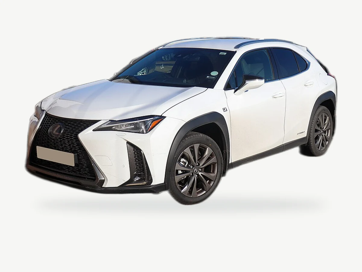 Representative Lexus UX300h model range vehicle; trim and year may vary