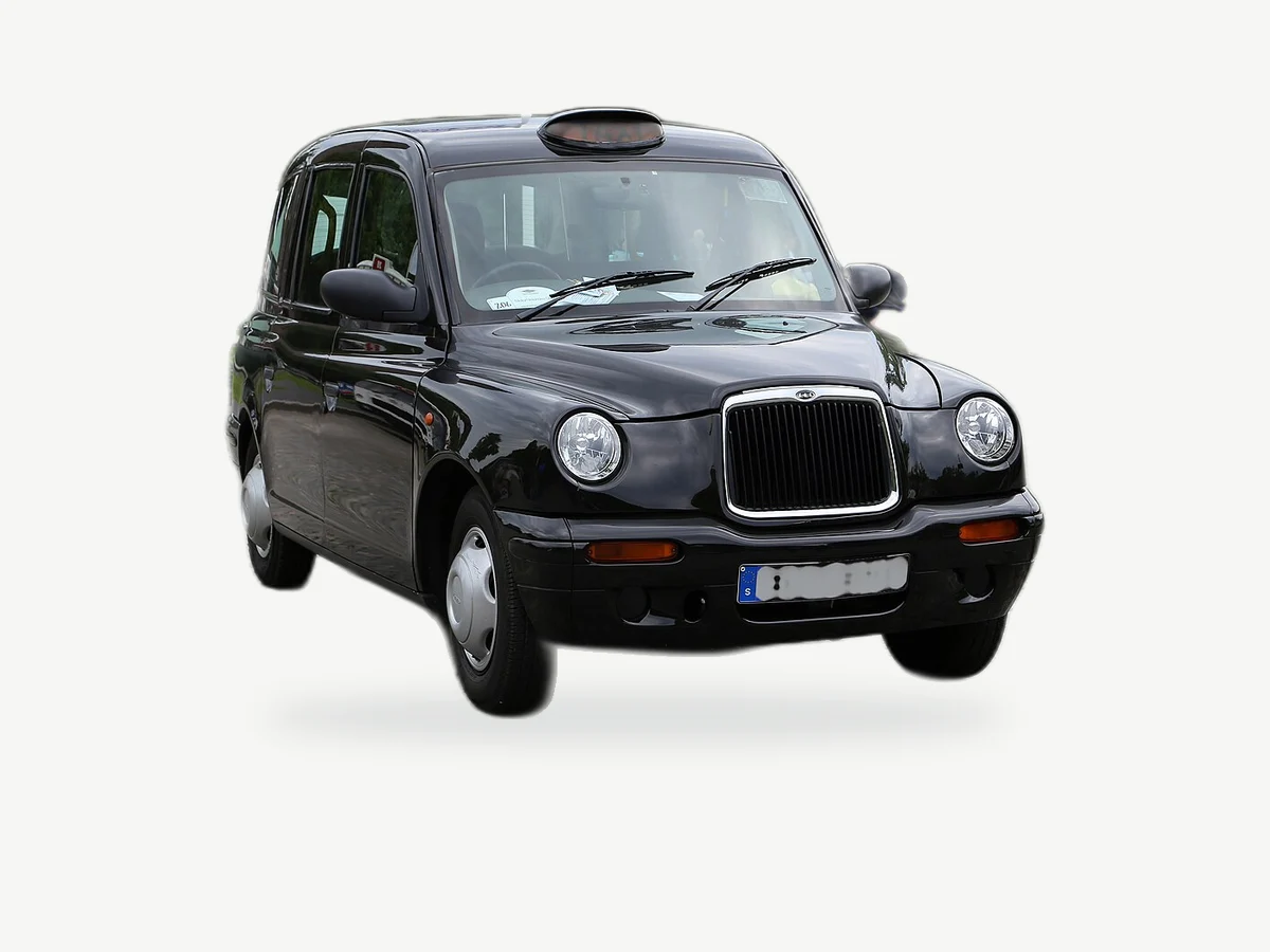 Representative LTI TX1 model range vehicle; trim and year may vary