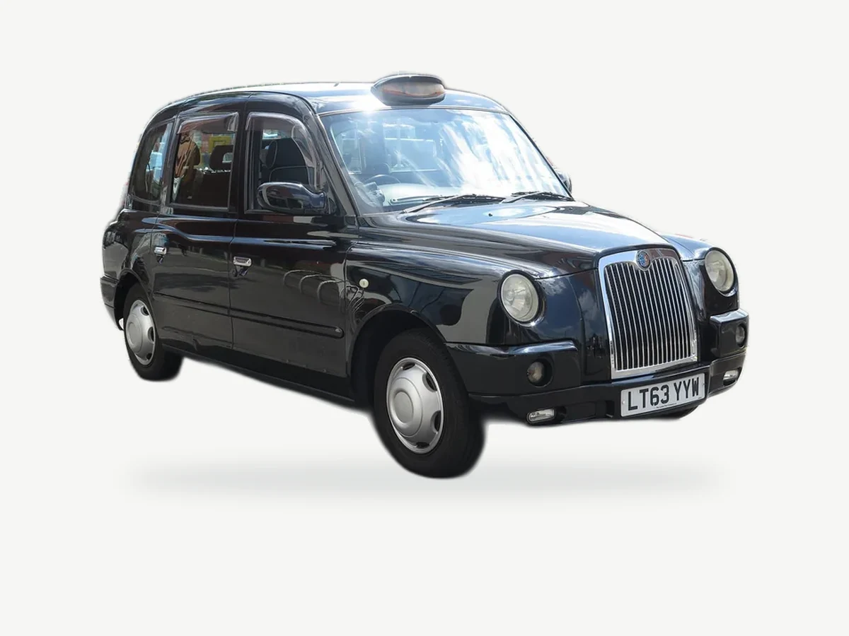 Representative LTI TX4 model range vehicle; trim and year may vary