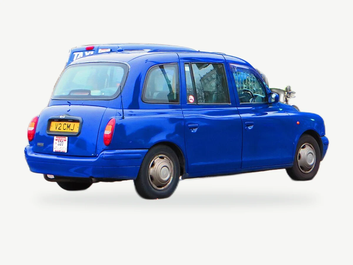 Representative LTI TXI model range vehicle; trim and year may vary