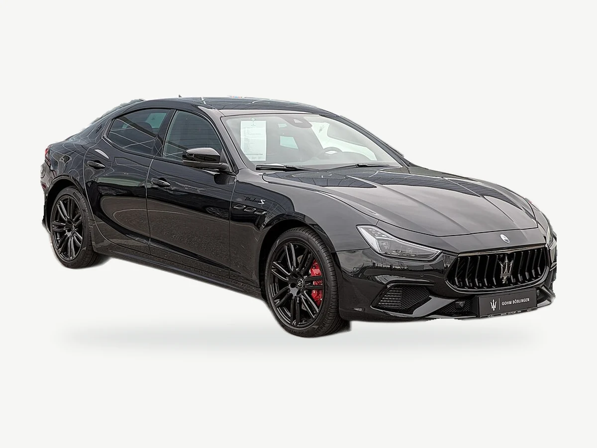 Representative Maserati Ghibli model range vehicle; trim and year may vary