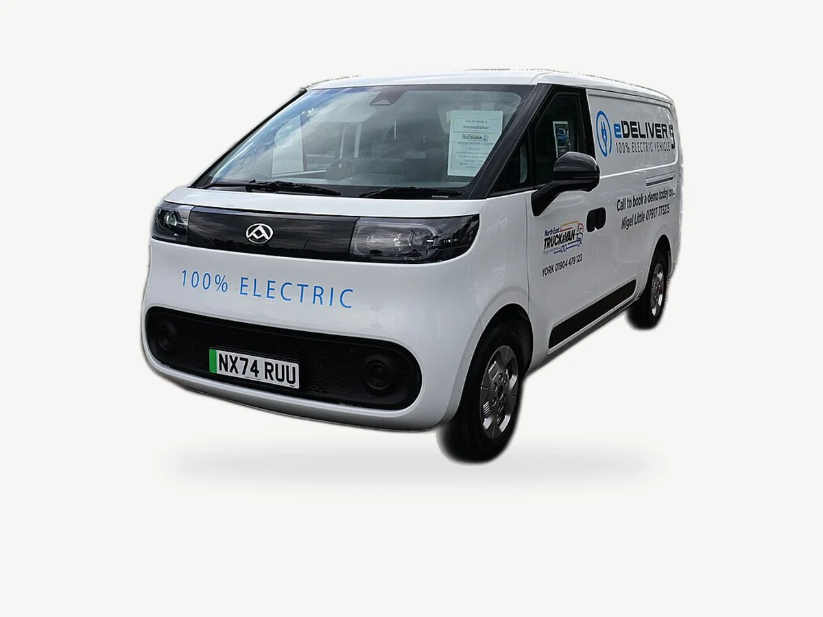 Representative Maxus eDeliver 5 model range vehicle; trim and year may vary