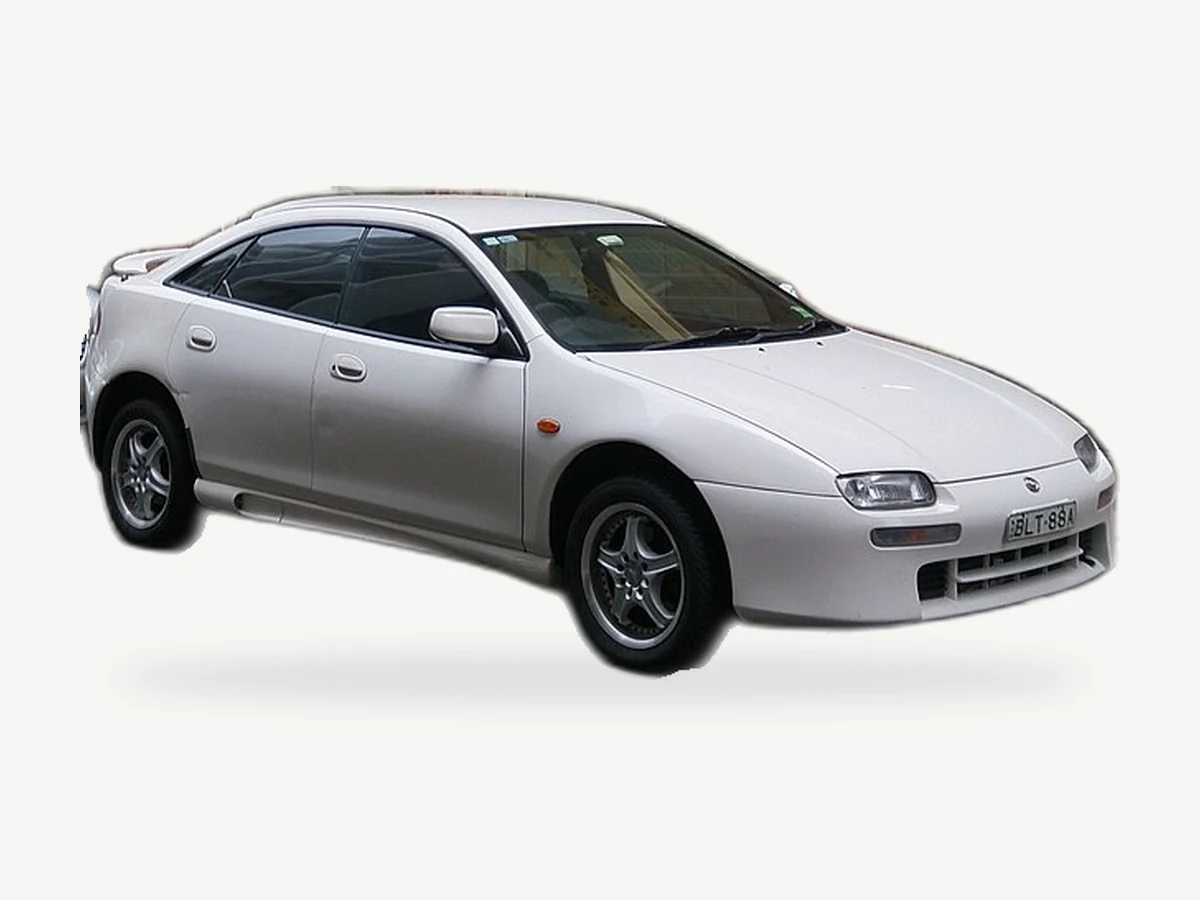 Representative Mazda 323F model range vehicle; trim and year may vary