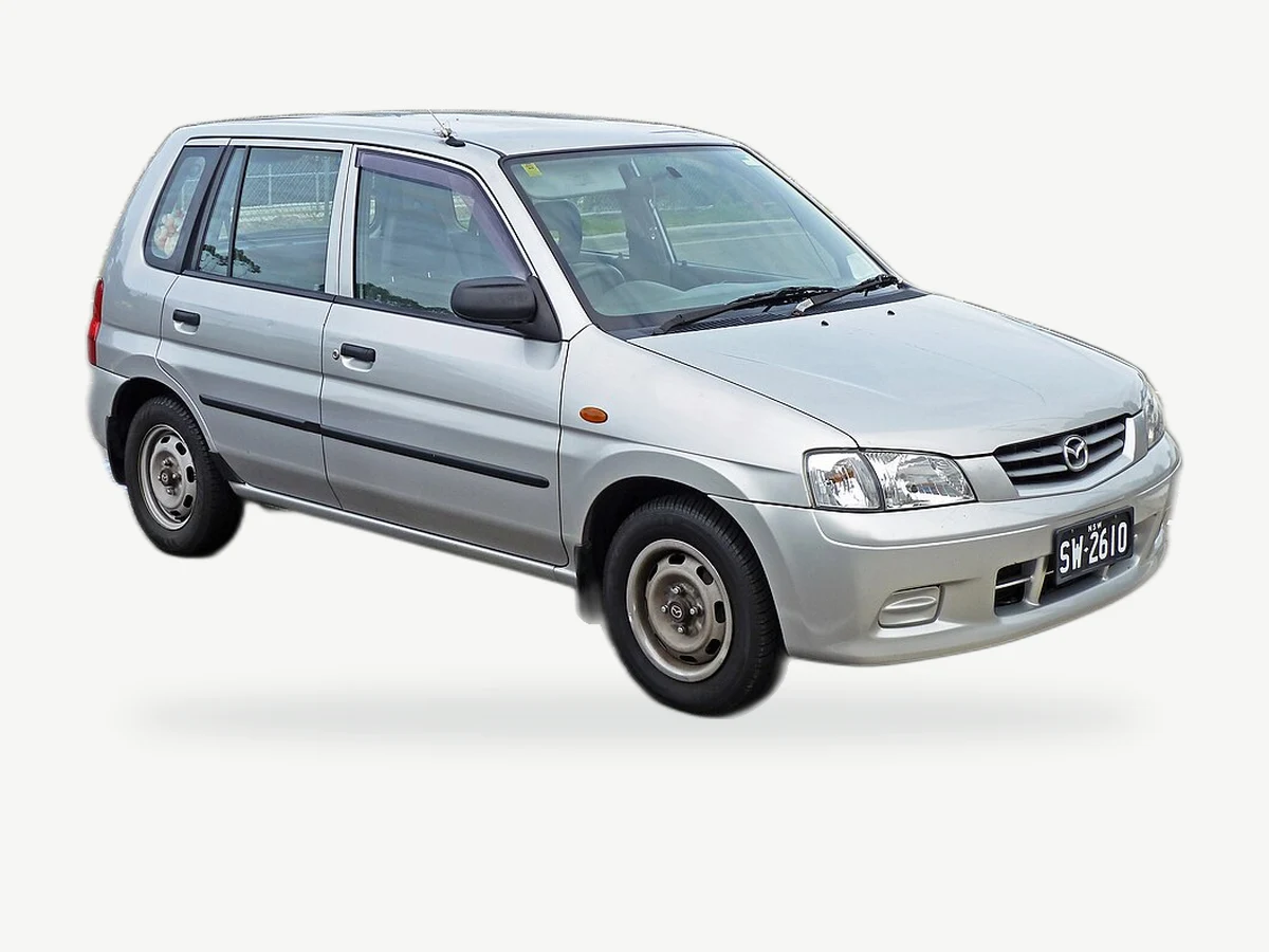 Representative Mazda Demio model range vehicle; trim and year may vary