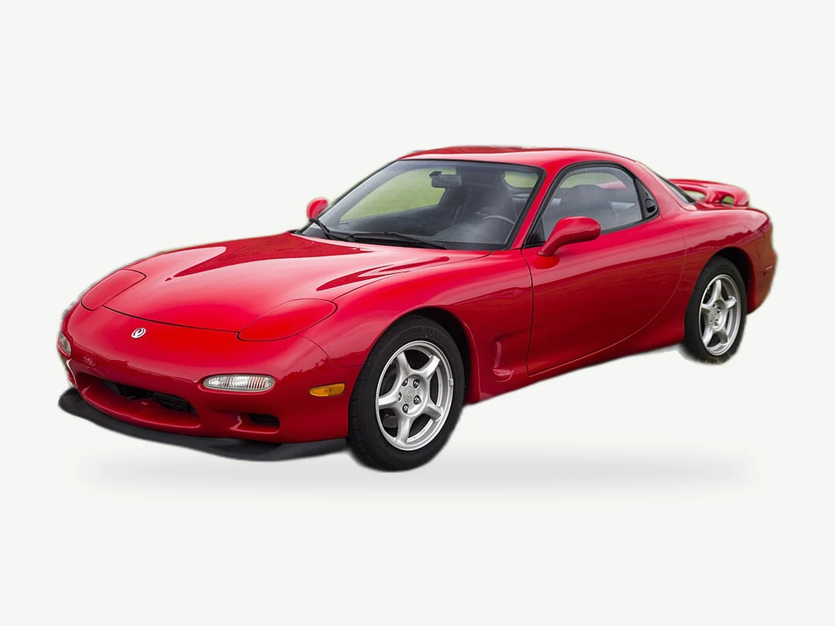 Representative Mazda RX7 model range vehicle; trim and year may vary