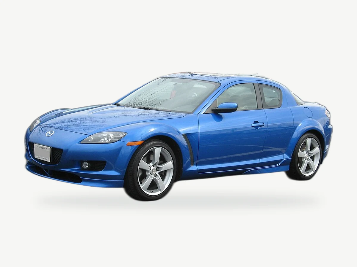 Representative Mazda RX8 model range vehicle; trim and year may vary