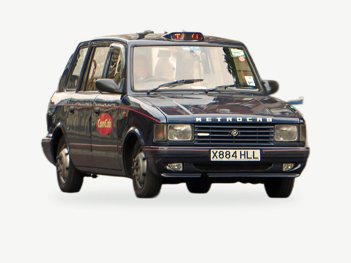 Representative MCW Metrocab model range vehicle; trim and year may vary