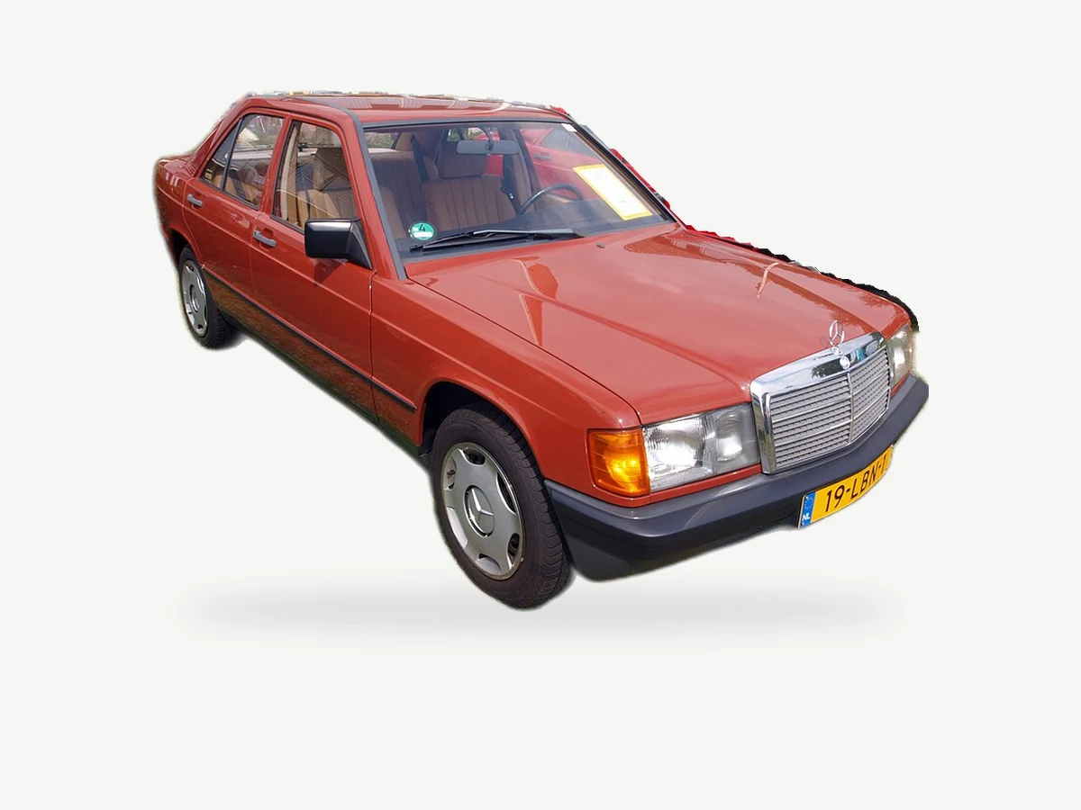 Representative Mercedes Benz 190 Series model range vehicle; trim and year may vary