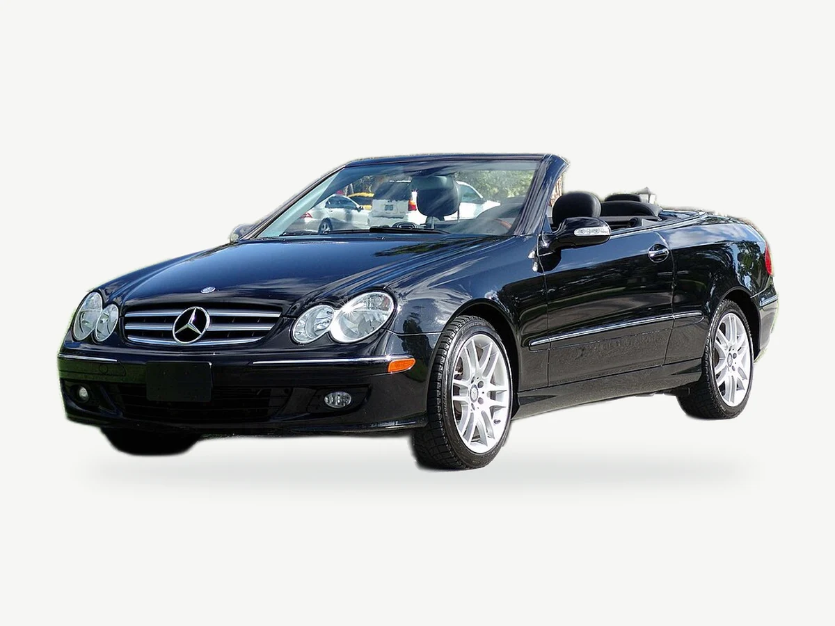 Representative Mercedes Benz CLK Class model range vehicle; trim and year may vary