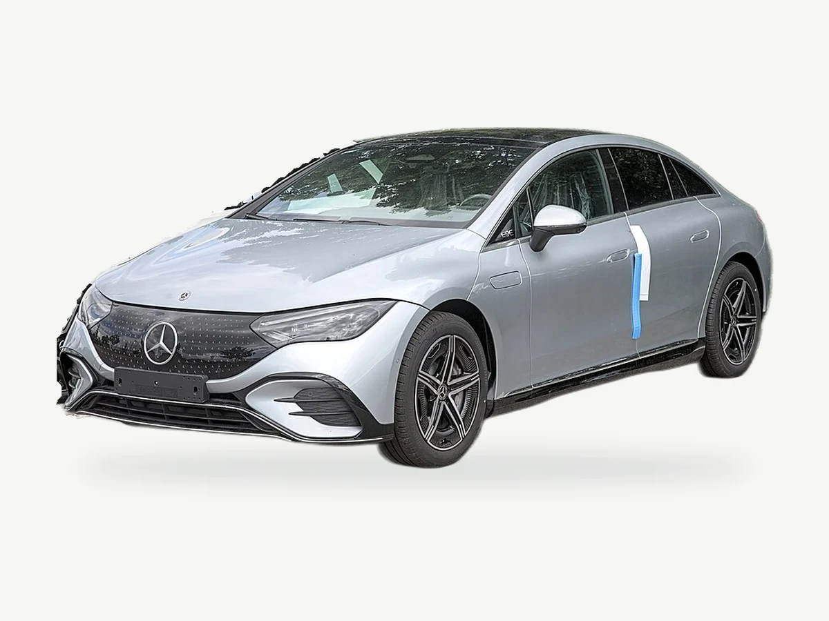 Representative Mercedes Benz EQE model range vehicle; trim and year may vary