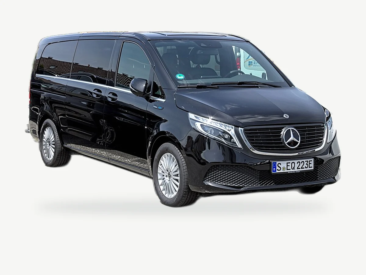 Representative Mercedes Benz EQV model range vehicle; trim and year may vary