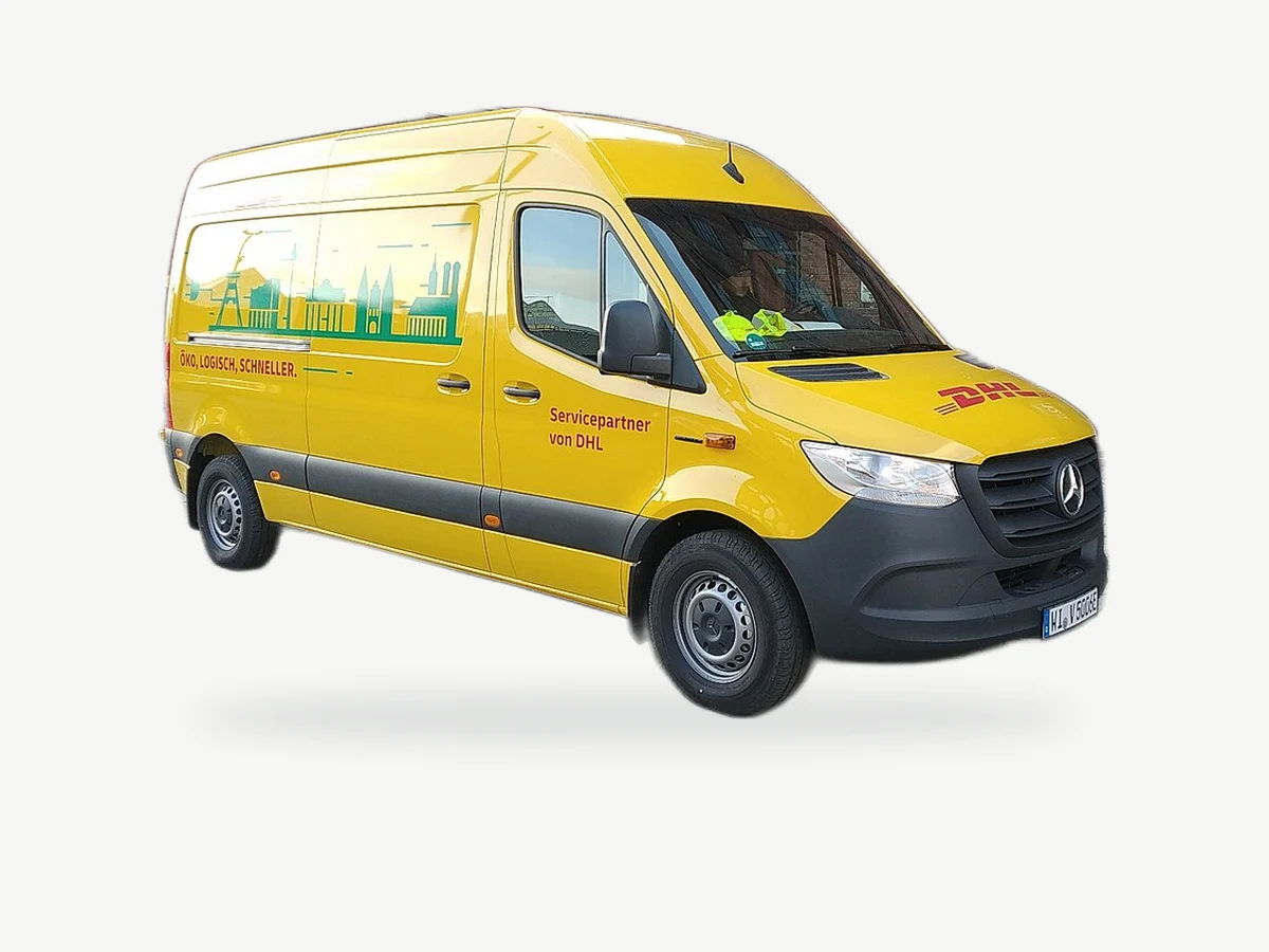 Representative Mercedes Benz eSprinter model range vehicle; trim and year may vary