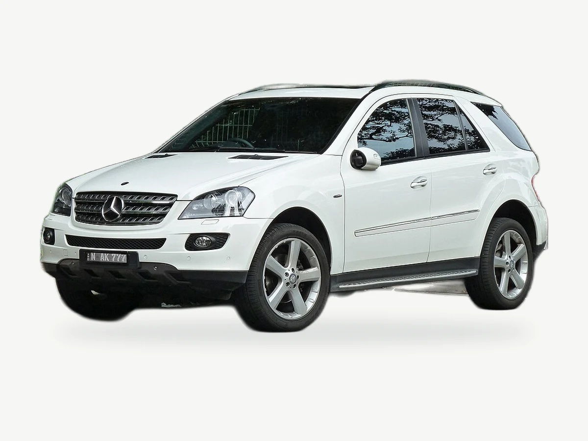 Representative Mercedes Benz M Class model range vehicle; trim and year may vary