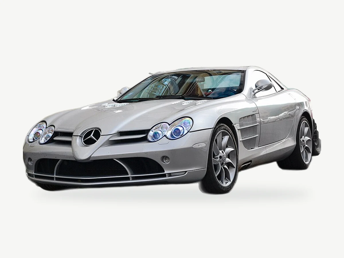Representative Mercedes Benz SLR Class model range vehicle; trim and year may vary