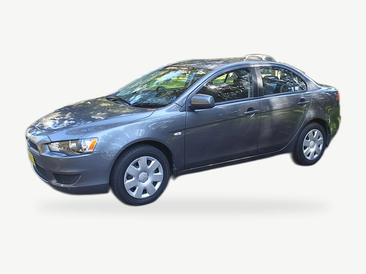 Representative Mitsubishi Lancer model range vehicle; trim and year may vary