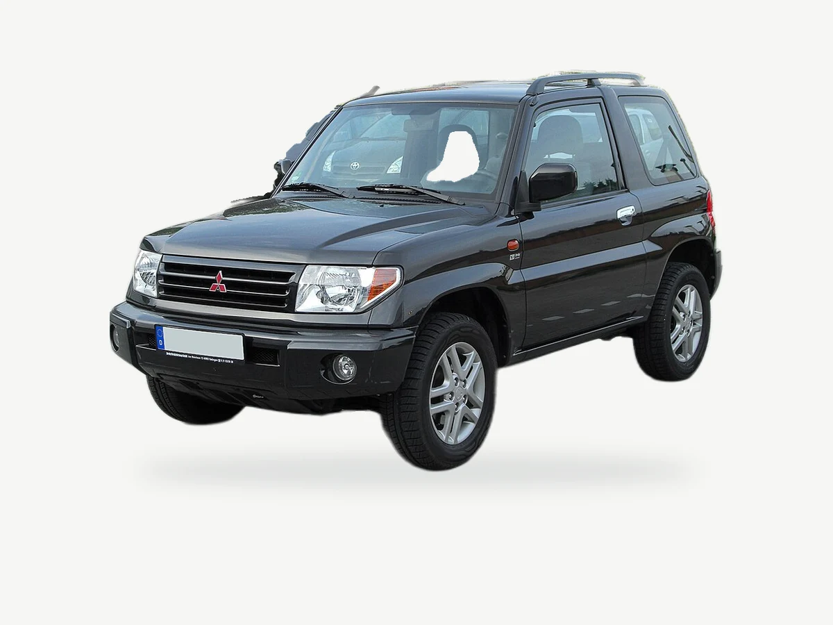 Representative Mitsubishi Shogun Pinin model range vehicle; trim and year may vary