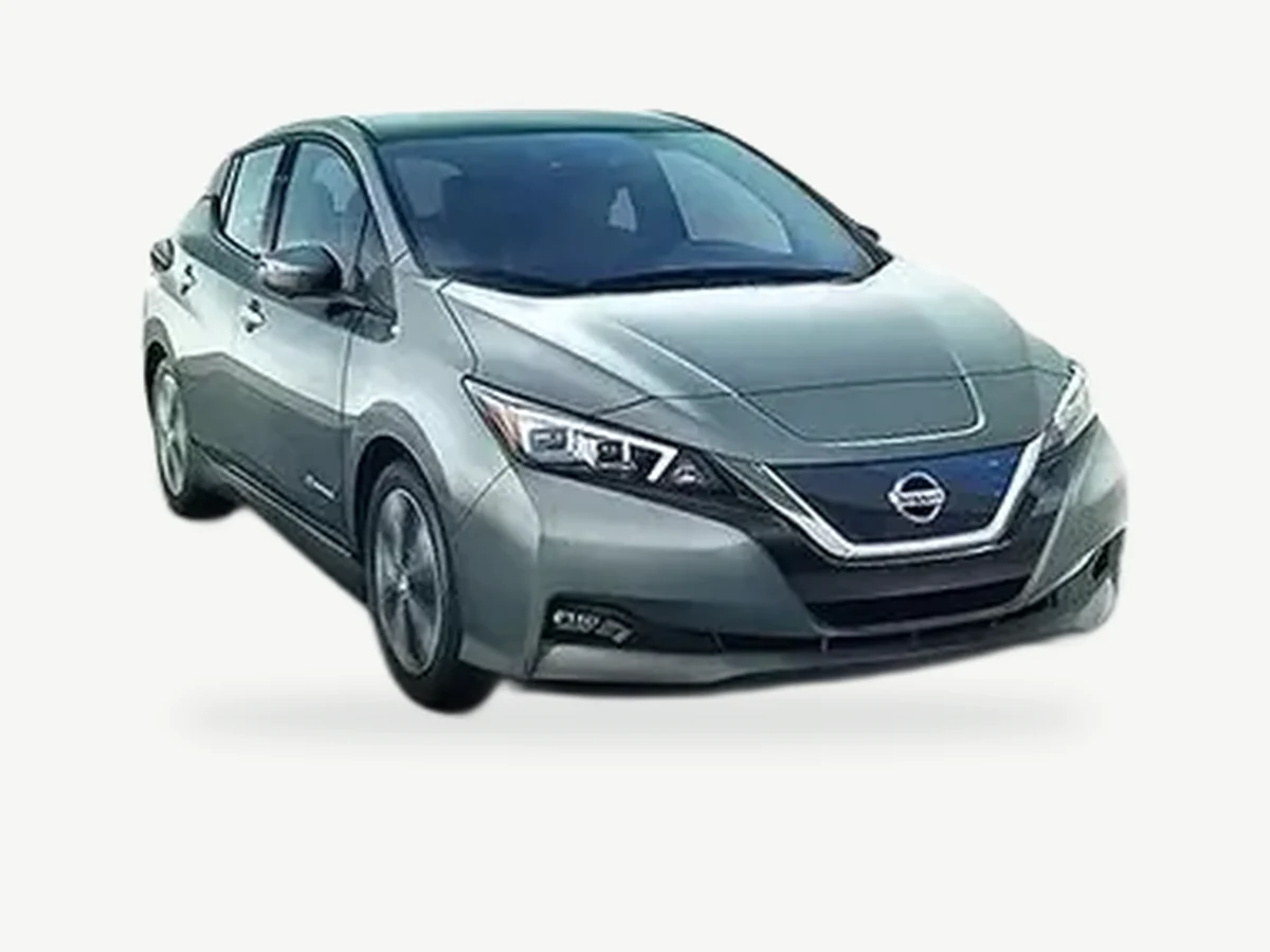 Representative Nissan Leaf model range vehicle; trim and year may vary
