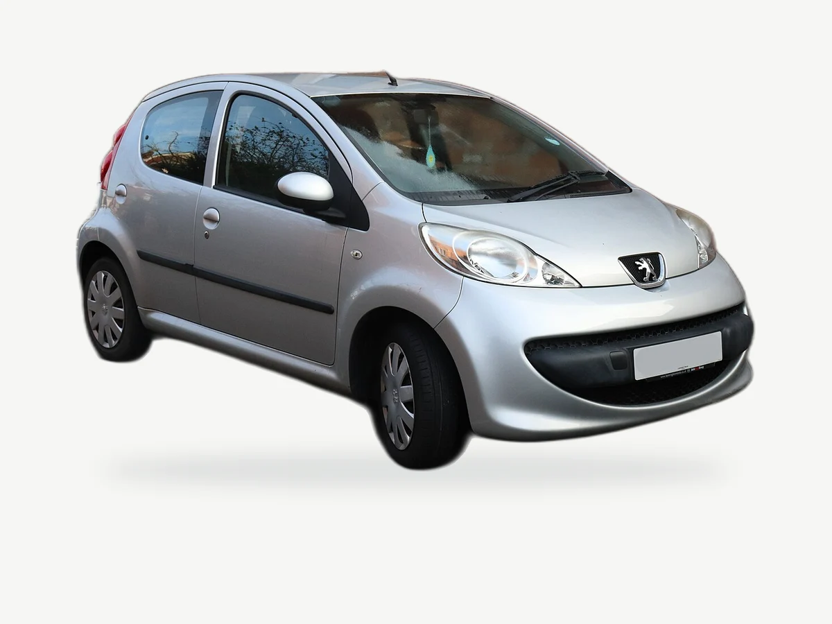 Representative Peugeot 107 model range vehicle; trim and year may vary