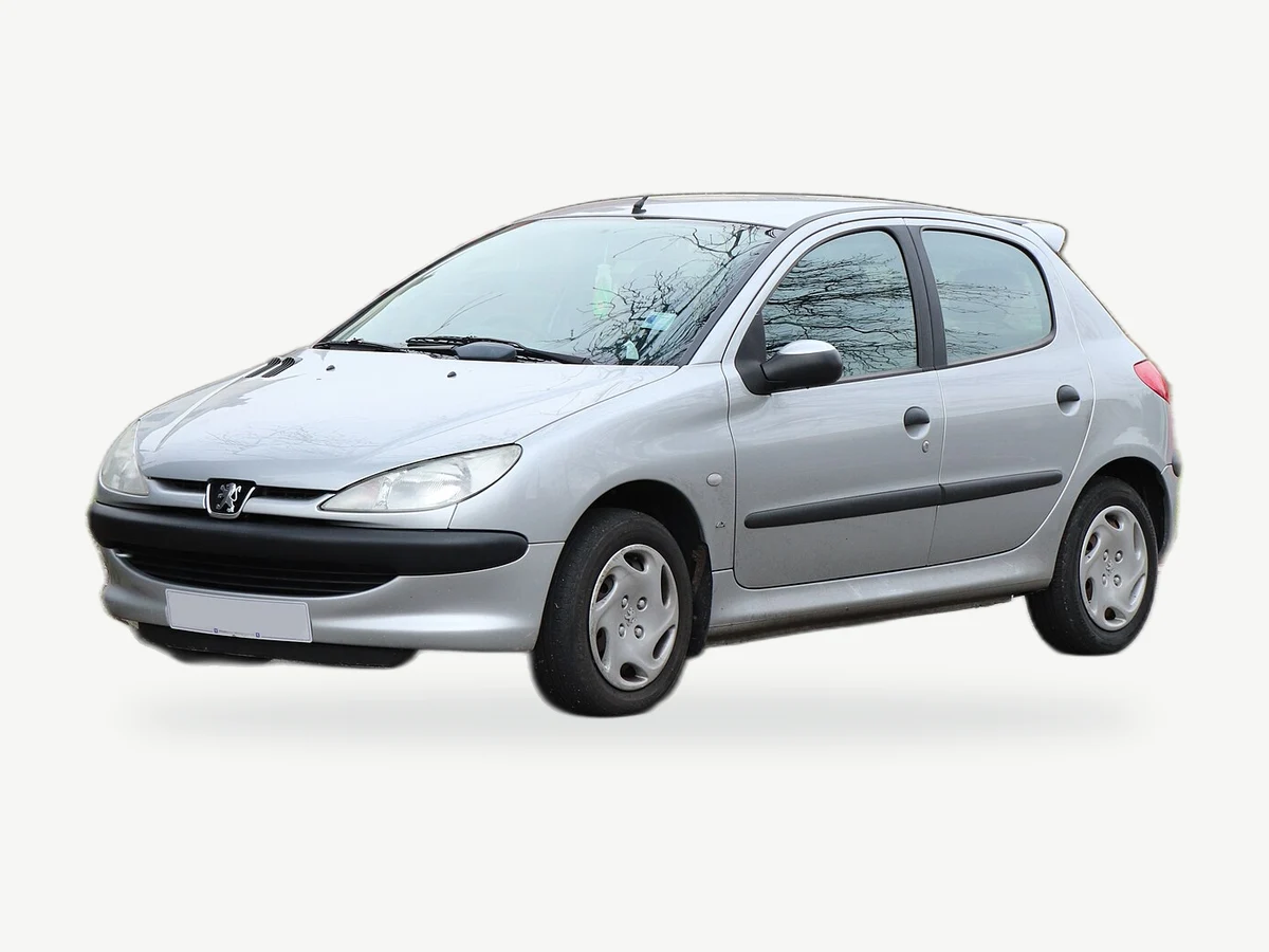 Representative Peugeot 206 model range vehicle; trim and year may vary