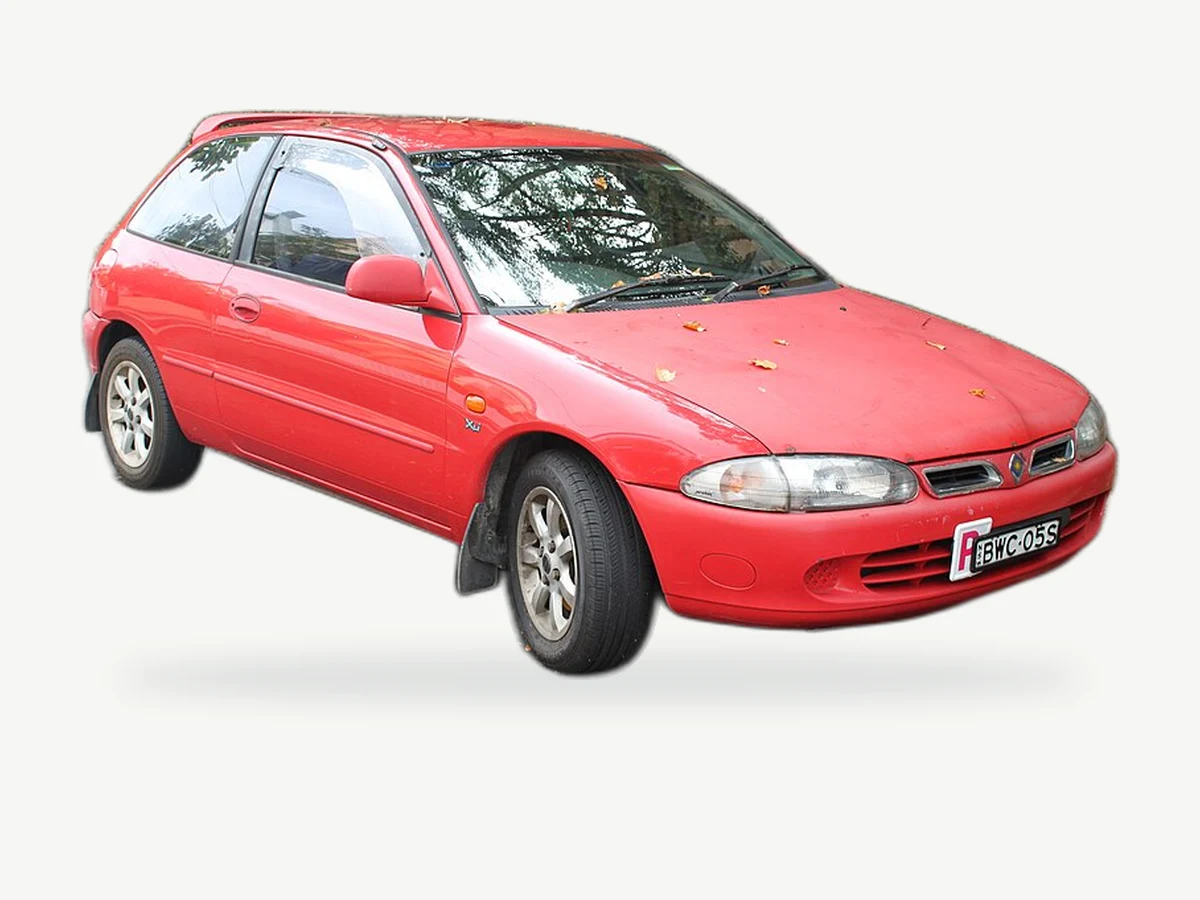 Representative Proton Satria model range vehicle; trim and year may vary