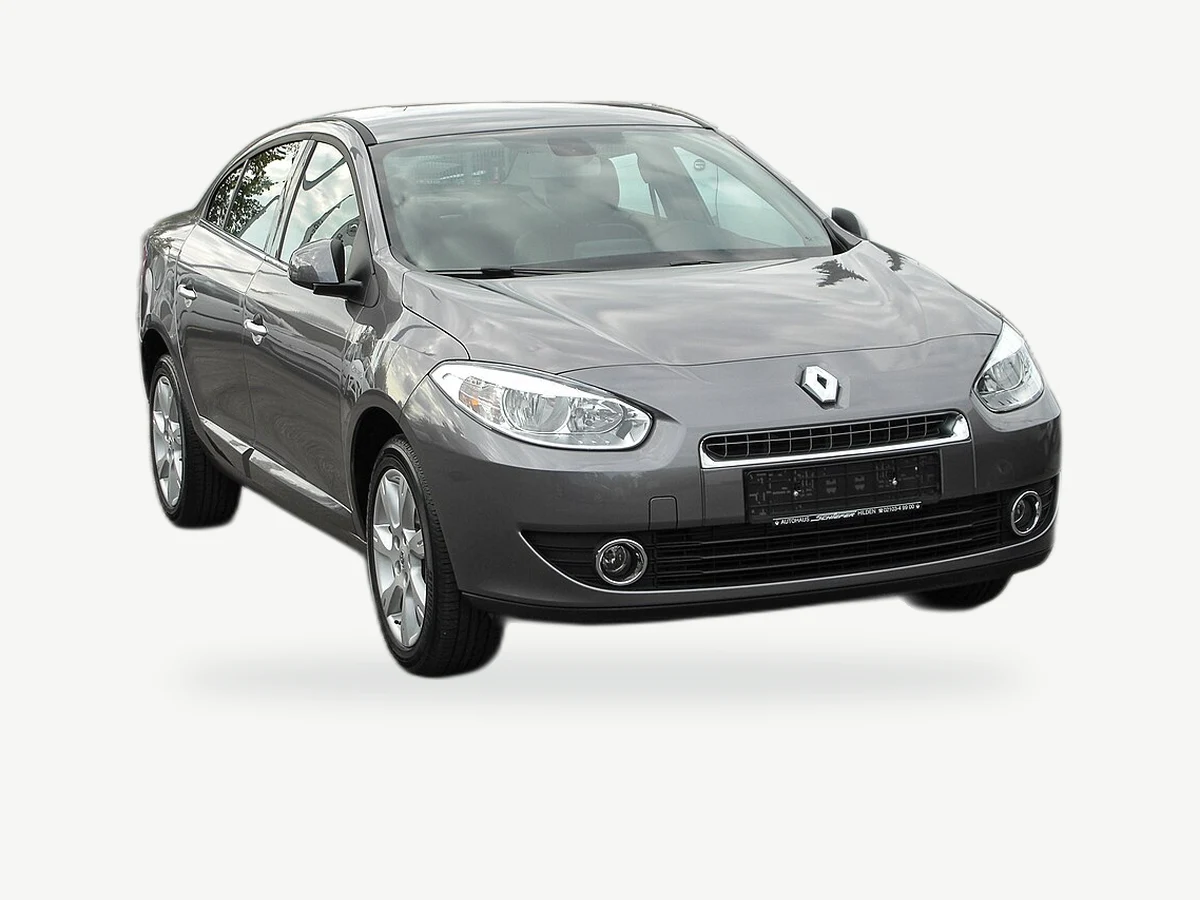 Representative Renault Fluence model range vehicle; trim and year may vary