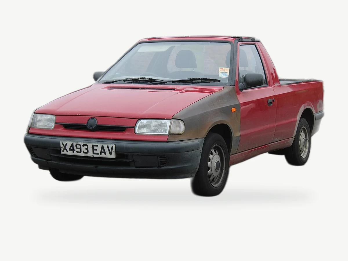 Representative Skoda Pick Up model range vehicle; trim and year may vary