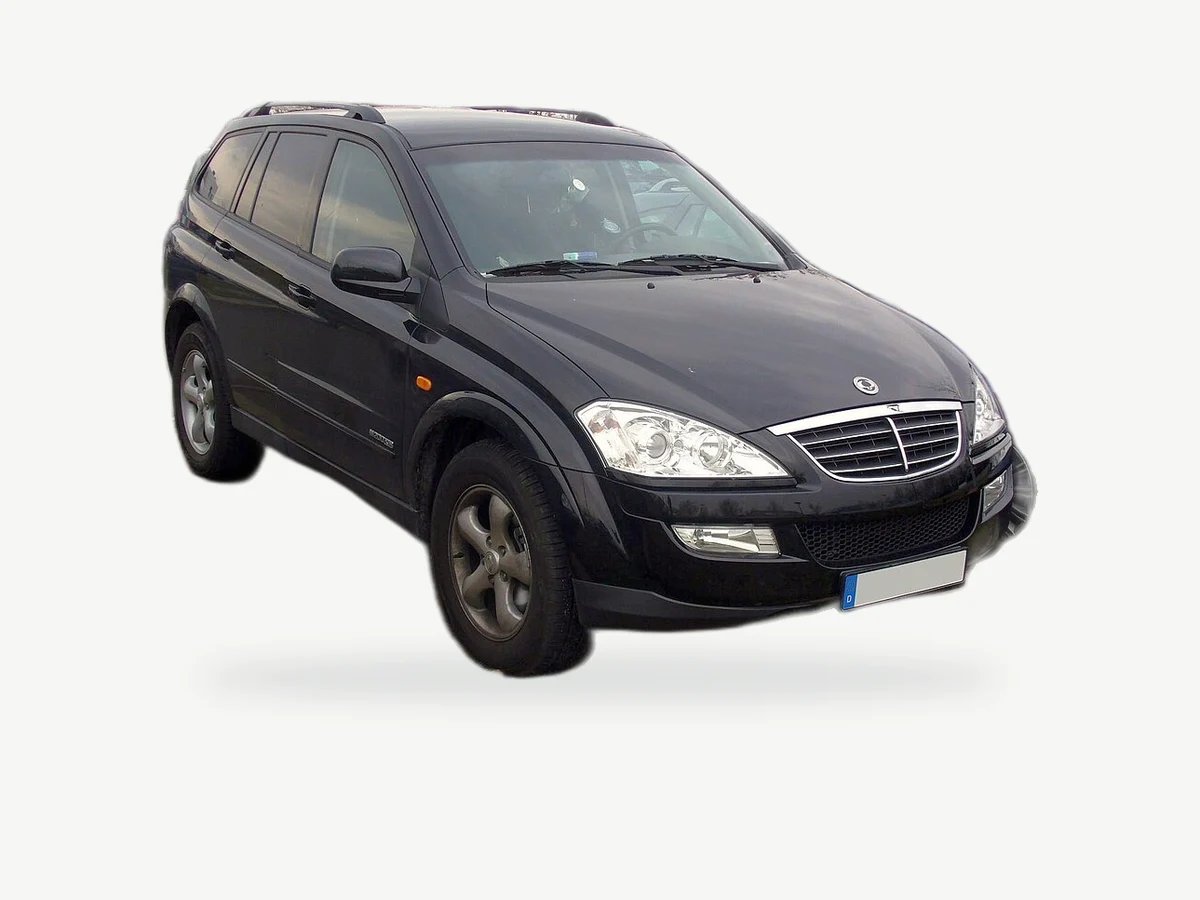 Representative Ssangyong Kyron model range vehicle; trim and year may vary