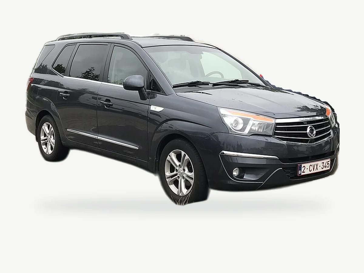 Representative Ssangyong Rodius model range vehicle; trim and year may vary