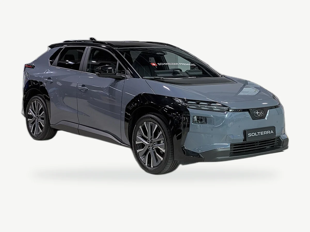 Representative Subaru Solterra model range vehicle; trim and year may vary