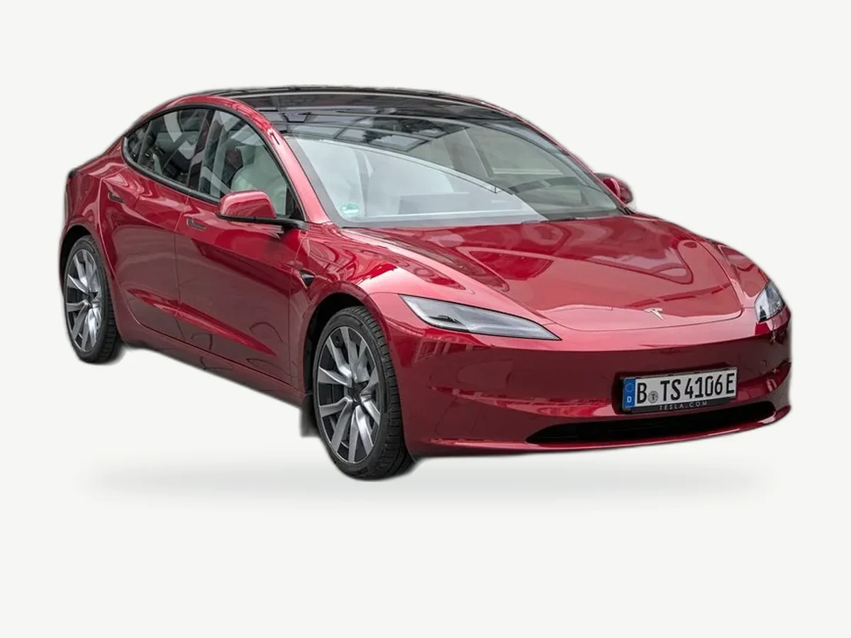 Representative Tesla Model 3 model range vehicle; trim and year may vary