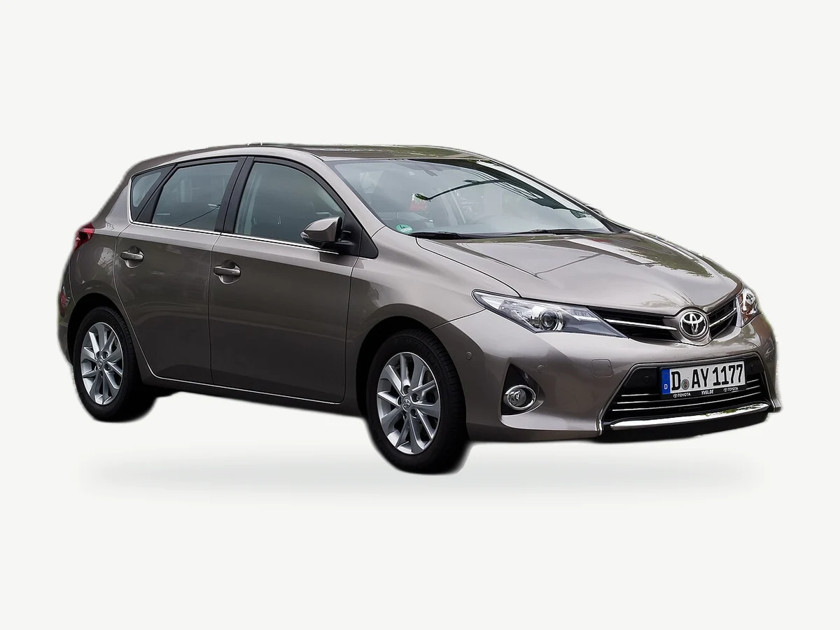Representative Toyota Auris model range vehicle; trim and year may vary