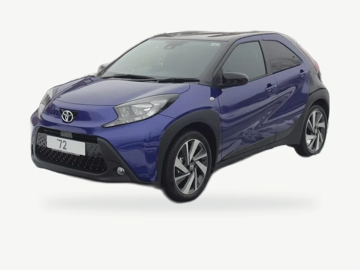 Representative Toyota Aygo X model range vehicle; trim and year may vary